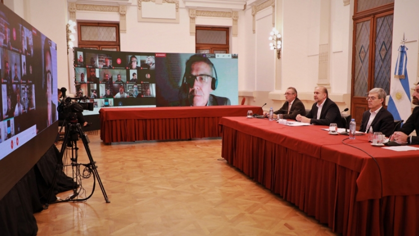 Perotti mantuvo encuentros de trabajo con instituciones de comercio y acción social