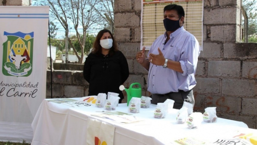 Desarrollo Social acompaña el relanzamiento de "Huerta Mía" en El Carril