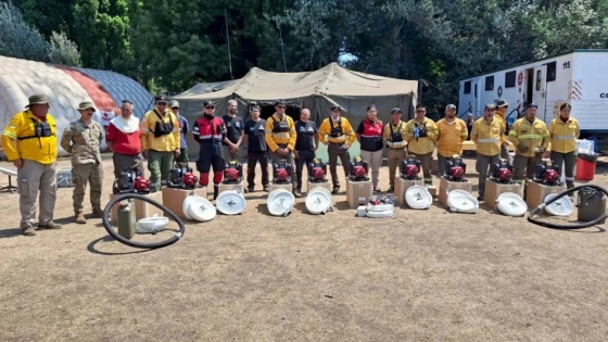 Incorporaron bombas de última generación para combatir los incendios