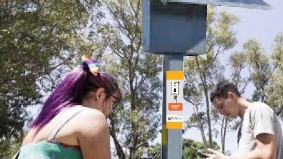 Chubut promueve el uso de energías renovables con la puesta en marcha de un Totem de carga solar