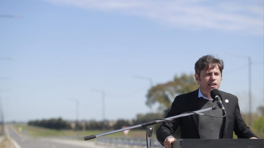 Kicillof y Katopodis encabezaron la habilitación de un tramo de la Autopista Presidente Perón