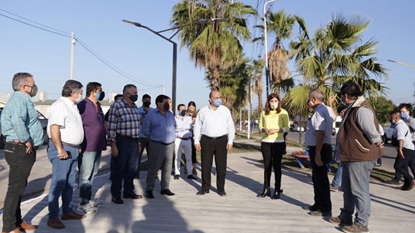 Manzur destacó el avance de la obra pública en Famaillá