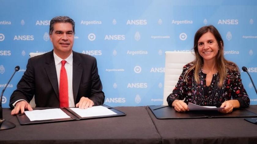 Capitanich y Raverta analizaron la posibilidad de abrir una delegación de la Anses en Taco Pozo