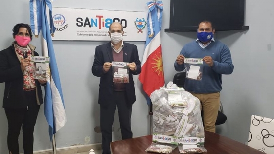 Se realizó la entrega de Kits de Semillas a la Comisión Municipal de Bandera Bajada