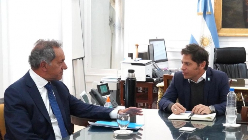 El ministro Scioli se reunió con el gobernador Kicillof
