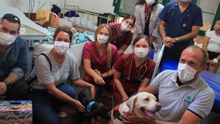 Nueva jornada de terapia asistida con animales en el Hospital Pediátrico de Posadas