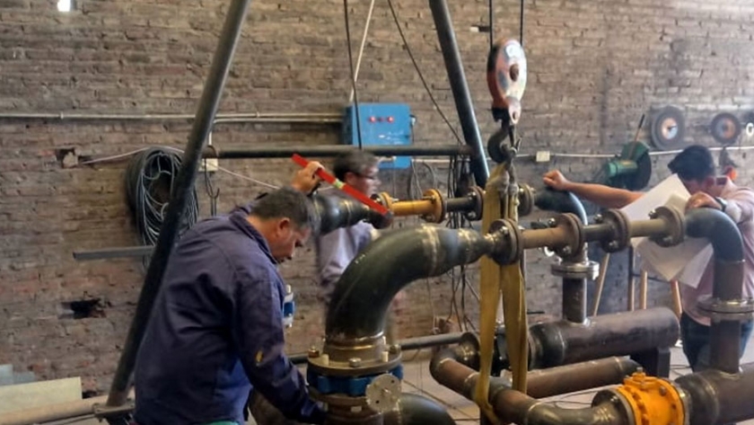 Continúan los trabajos de gas natural en Victoria