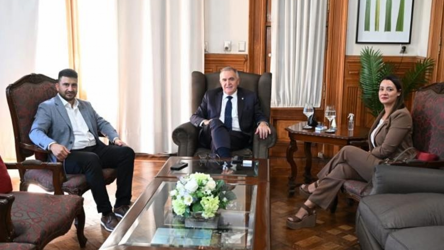 Jaldo recibió a la intendenta Quiles y confirmó su participación en la inauguración del Canal Independencia