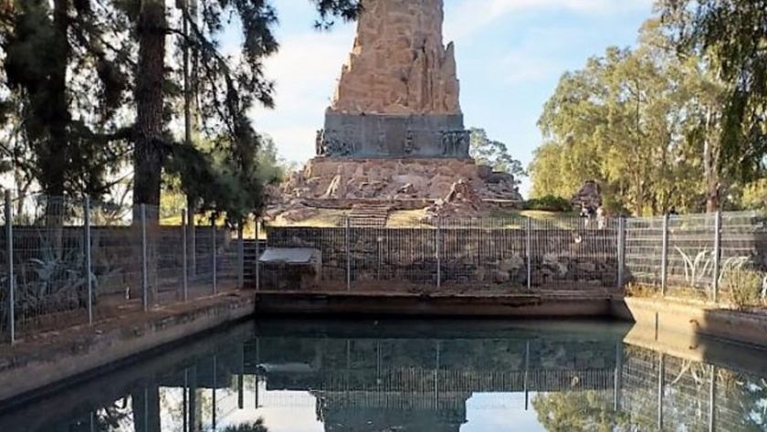 Ecoparque: después de 10 años, se reparó un reservorio de agua que almacena un millón de litros