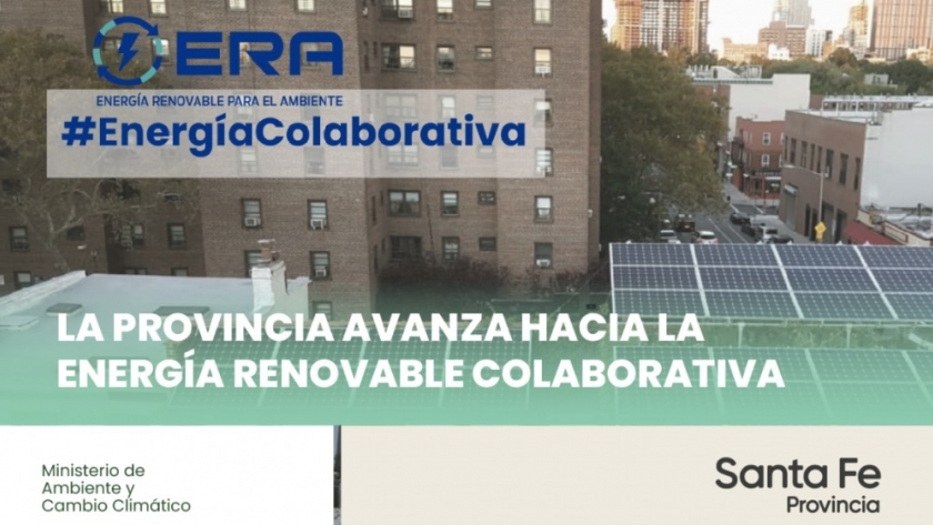 “Energía Colaborativa” nueva línea de energía renovable que lanzó la Provincia