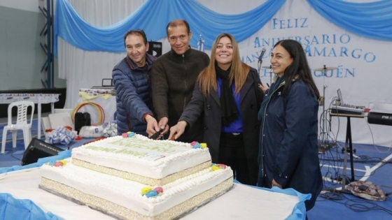 Gutiérrez participó del 34º aniversario de Manzano Amargo