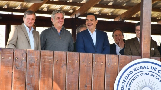 Valdés destacó el modelo público-privado que impulsa la producción en Corrientes