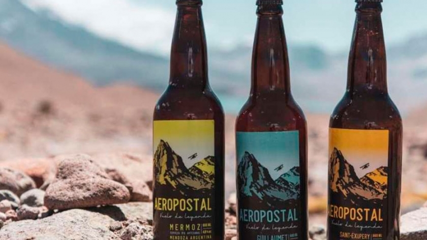 Aeropostal. Vuelo de leyenda, la nueva cerveza franco argentina