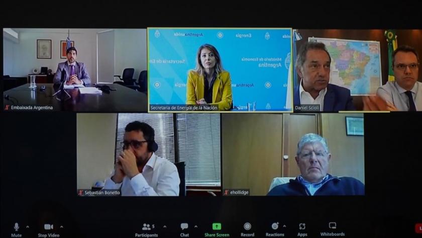 Royon y Scioli avanzan en el intercambio de gas y electricidad con Brasil