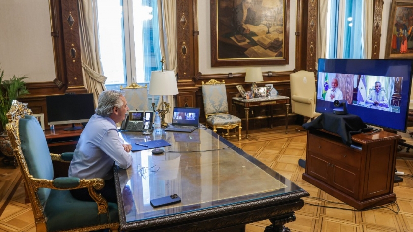 Alberto Fernández y Lula da Silva mantuvieron una conversación telefónica