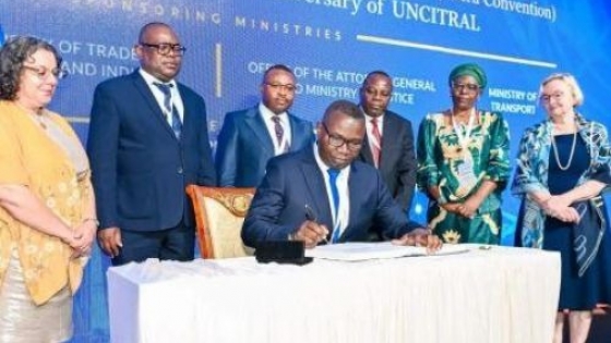 La República Democrática del Congo firma el Convenio de Acra