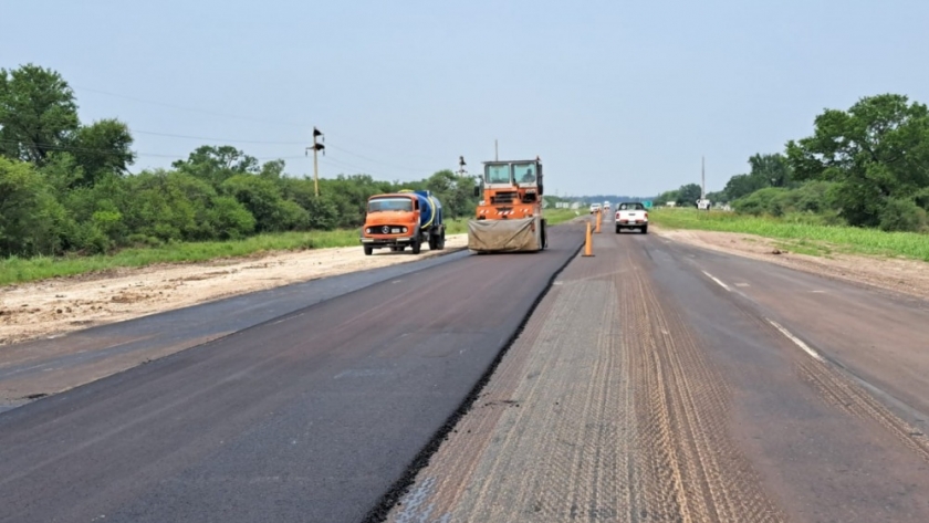 La pavimentación de la ruta Provincial N° 36 se encuentra en la etapa final
