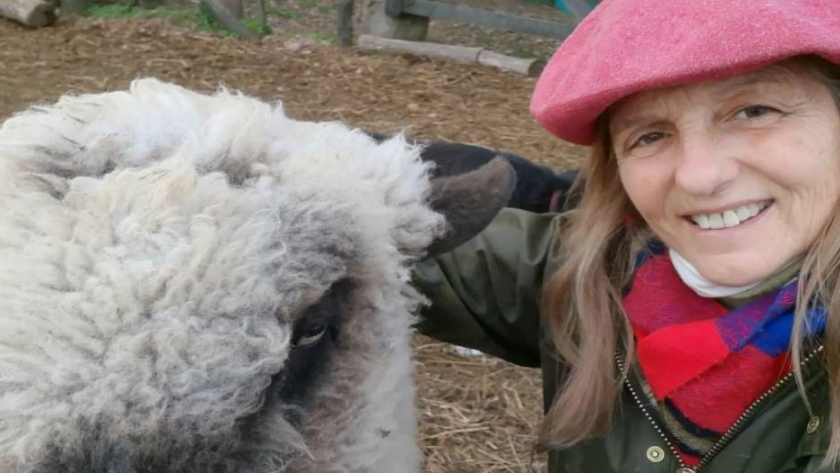Ana Boracchia, una mujer que dedica su vida a las ovejas