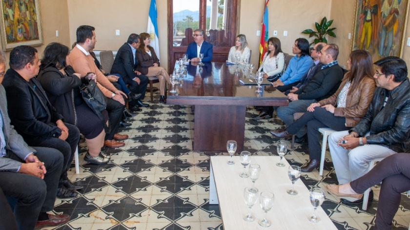 Raúl se reunió con rectores de IES