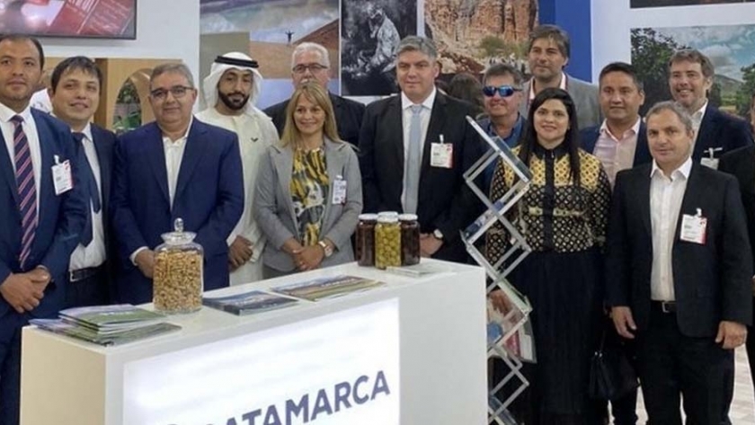 Raúl y comitiva presentaron a Catamarca en la feria Gulfood