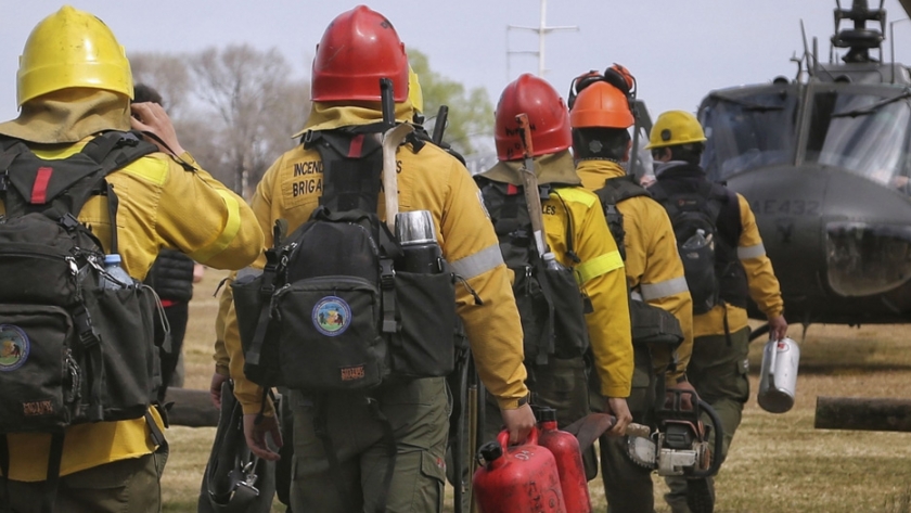 La provincia evaluó la situación actual de los incendios en el Delta del Paraná