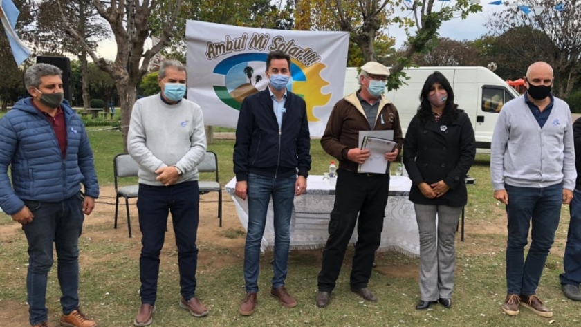 Ambul: productores afectados por incendios recibieron aportes