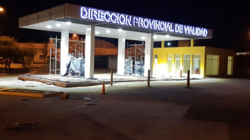 La estación de servicio para Vialidad Provincial a punto de culminarse