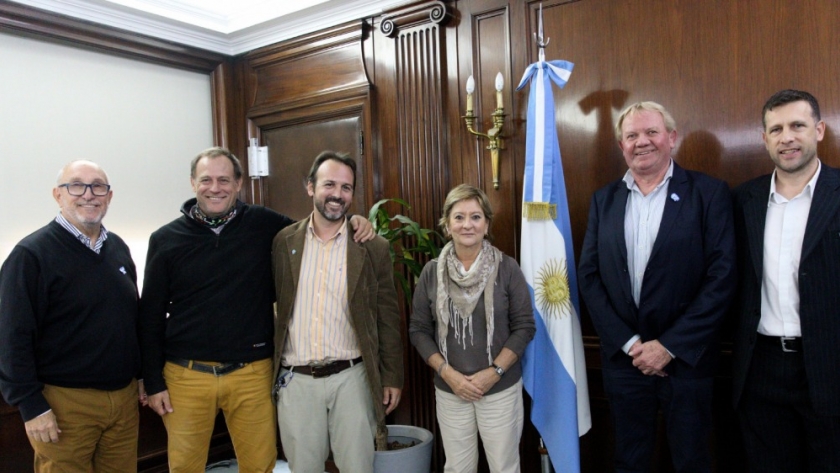 Ana Lamas recibió al intendente de Villa Libertador San Martín