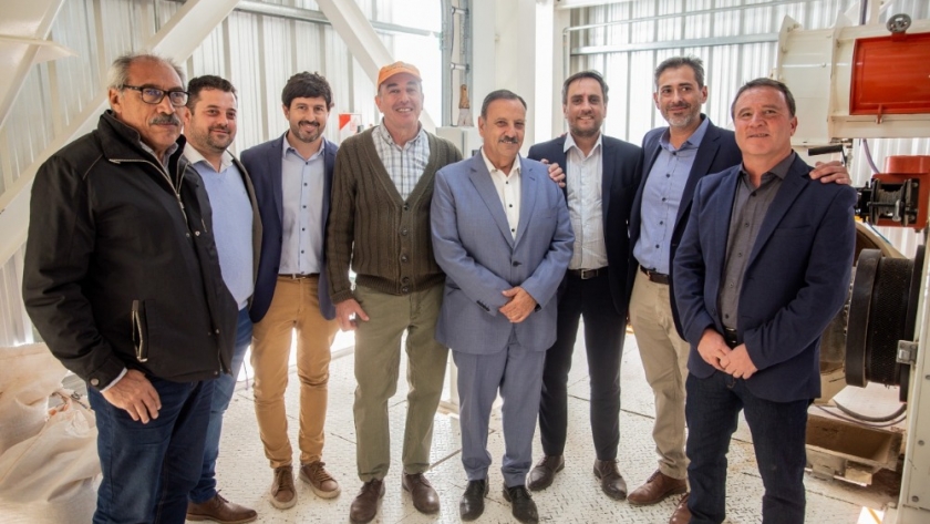 Quintela inauguró la primera planta de pellets de olivo de Argentina