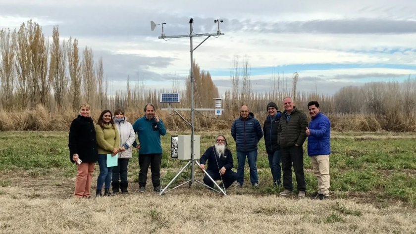 Se instalaron cuatro nuevas estaciones meteorológicas para el pronóstico de heladas en Alto Valle
