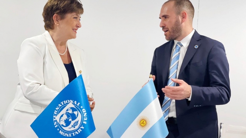 Martín Guzmán se reunió en Venecia con la directora gerenta del FMI
