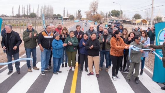 Suarez y Rufeil inauguraron la primera etapa de reconstrucción del carril Montecaseros