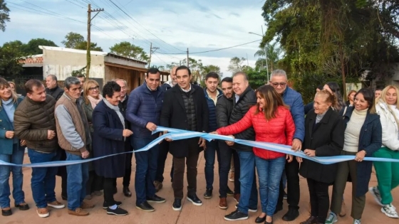 Obras productivas en Santo Tomé por su 163° aniversario
