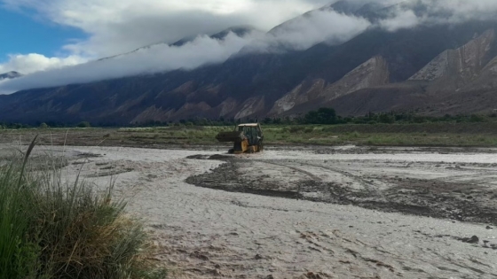 Defensas en Maimará protegen cultivos frente al río Grande