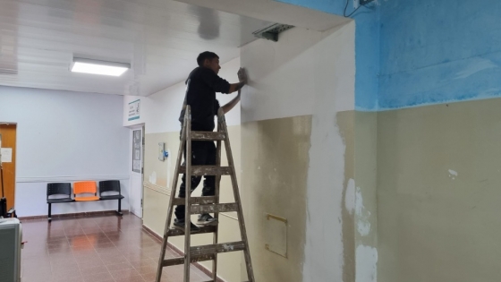 Avanzan las obras en el Hospital Municipal con mejoras en maternidad y áreas comunes