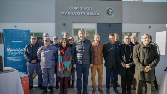 La localidad Margarita Belén fortalece la seguridad pública con la inauguración de una comisaría y cuadras de pavimento