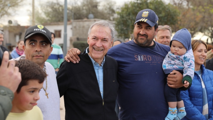 Río Segundo: Schiaretti inauguró la urbanización del barrio El Bajito