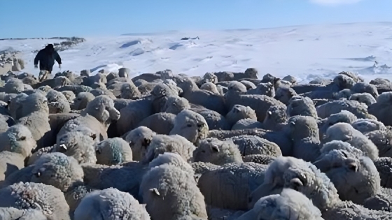 El deshielo en Santa Cruz revela el impacto de las intensas nevadas en la producción ovina