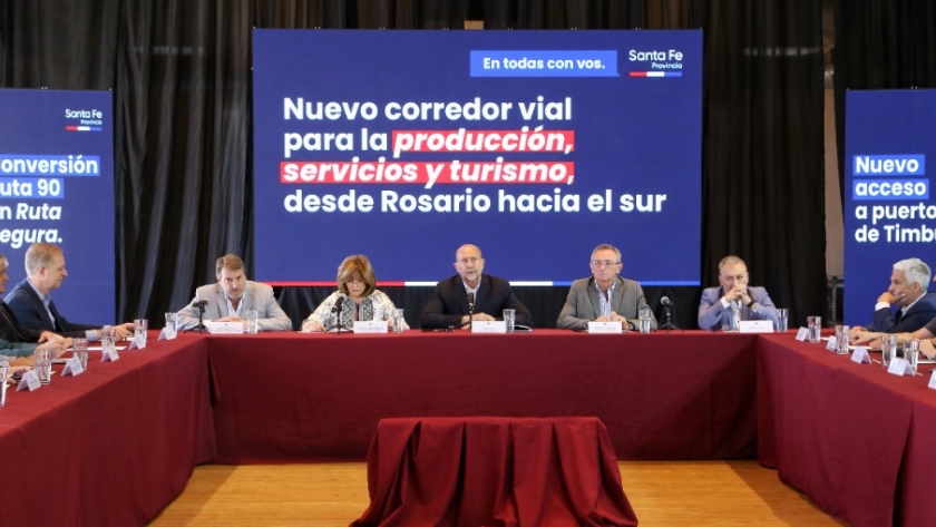 Perotti presentó un corredor vial para la producción y el turismo desde Rosario hacia el sur de la provincia