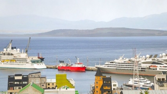 Importante movimiento de cruceros antárticos en el puerto de Ushuaia