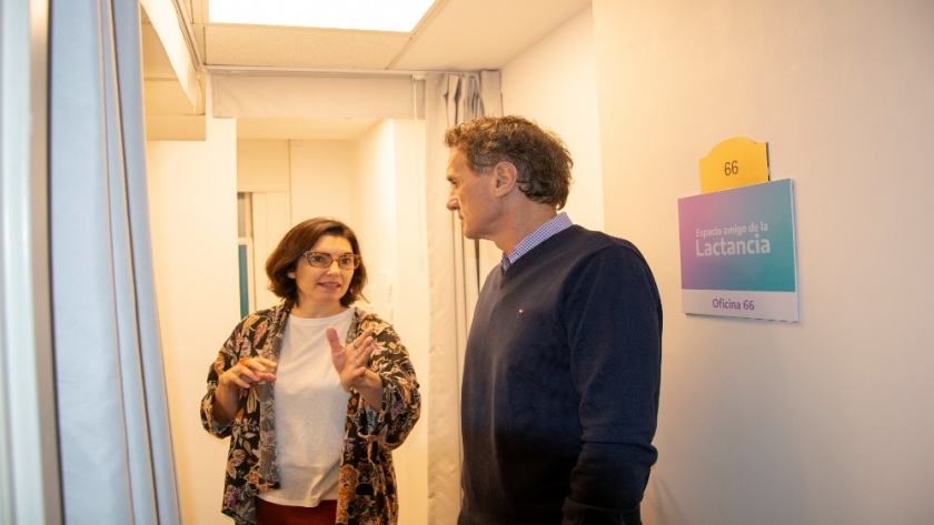 El Ministerio de Obras Públicas inauguró un nuevo Espacio Amigo de la Lactancia