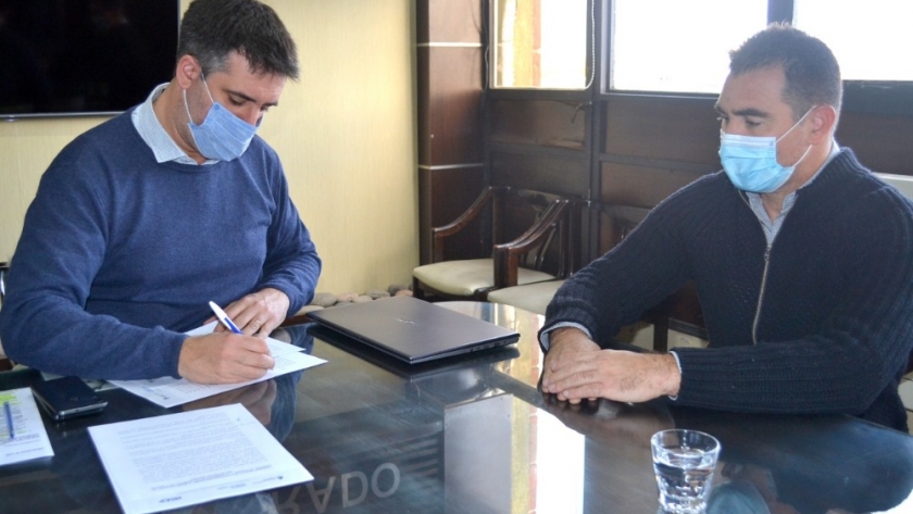 AGP firmó un convenio de asesoramiento y asistencia portuaria con las autoridades del municipio de General Alvarado