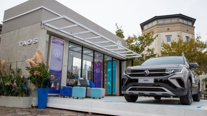 Volkswagen: los 'pop-up itinerantes' del Taos