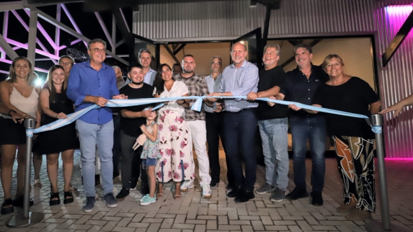 Perotti inauguró el Centro Recreativo Metropolitano “La Estación” en Rafaela