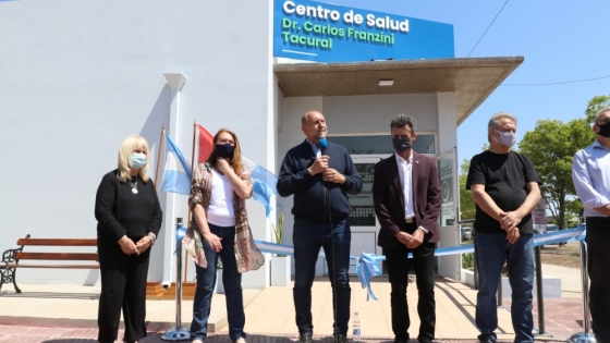 El gobernador Omar Perotti inauguró y anunció nuevas obras en localidades de Castellanos y Las Colonias