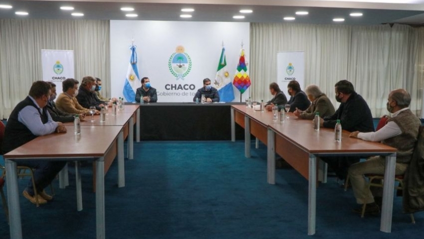 Capitanich se reunió con representantes de la Mesa Nacional de Enlace