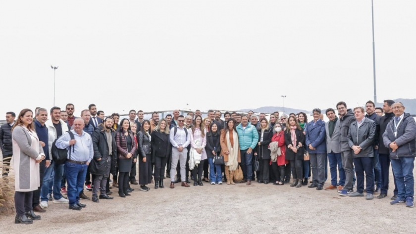 Quintela recibió a la primera misión comercial y turística de Brasil que se encuentra en la provincia