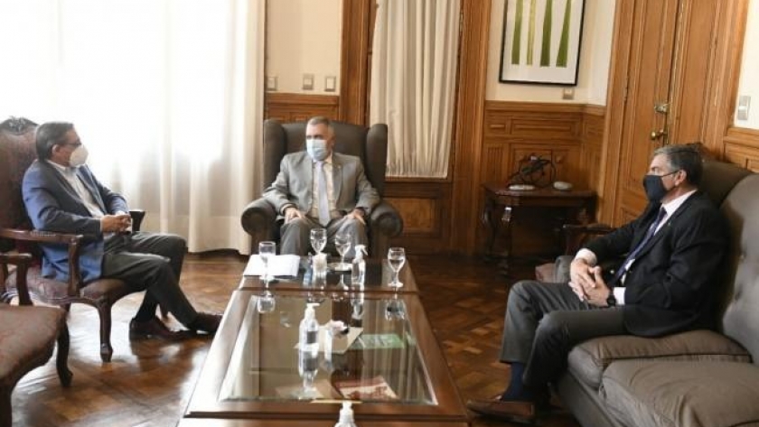 Jaldo se reunió con el Presidente de la Sociedad Rural y el Ministro de la Producción