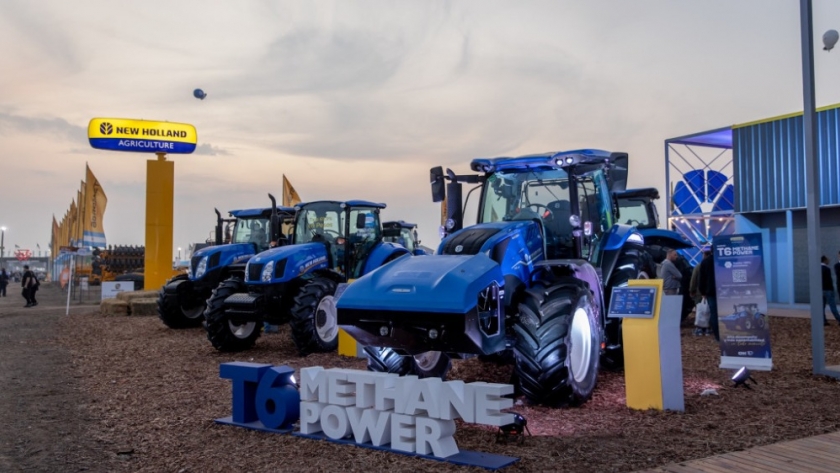 El tractor a biometano de New Holland será el modelo oficial de Expo Rural