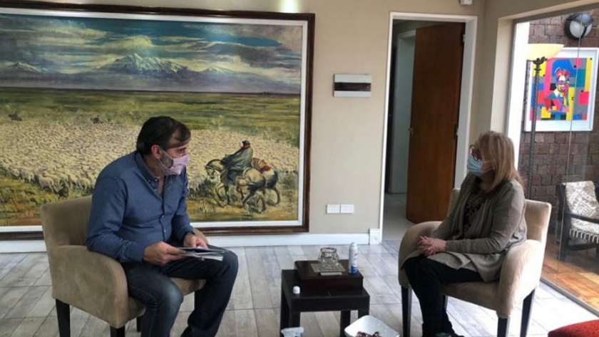 Alicia se reunió con representante del Municipio de Pico Truncado